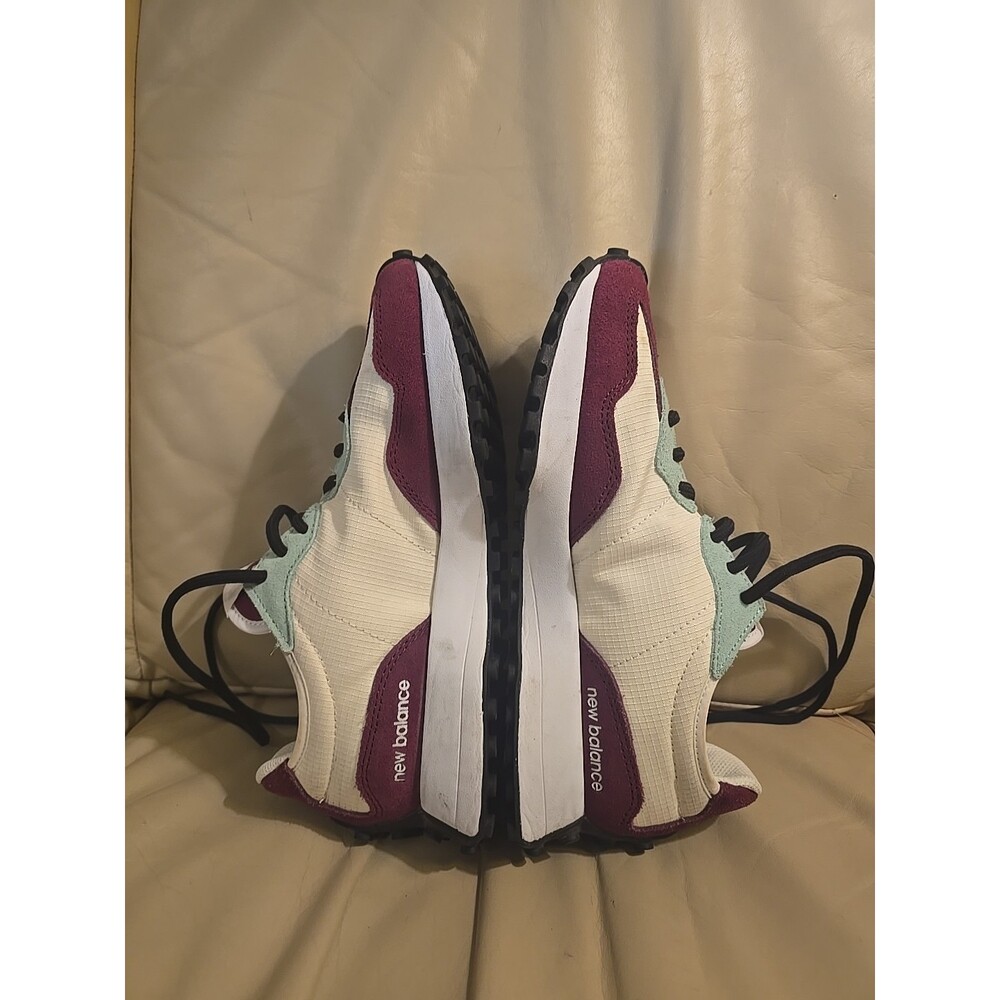 New Balance 327 Women's Athletic Shoes Retro Style Purple White Teal Size 8.5 - Picture 9 of 11
